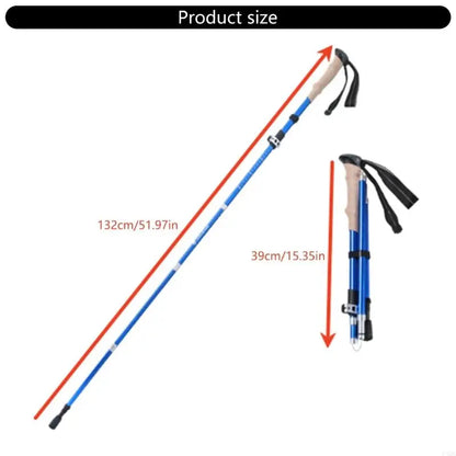 C4DE Lightweight Trekking Poles with Lock & Comfort Grip